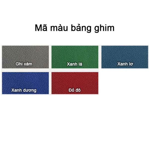 mã màu bảng ghim