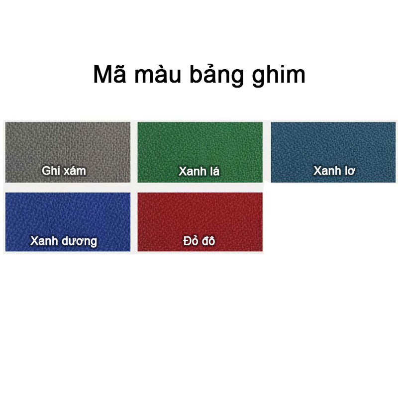 MÃ MÀU BẢNG GHIM